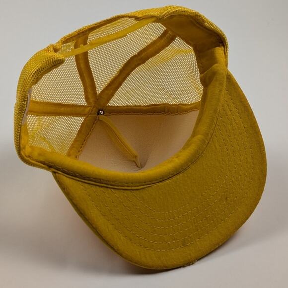 Vintage Rio Airlines Meshback Snapback Yellow Red Summer Bright Snapback Hat - Picture 6 of 6